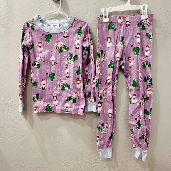 Hanna Andersson Holiday St. Lucia Long John Pajamas - Picture 1 of 10